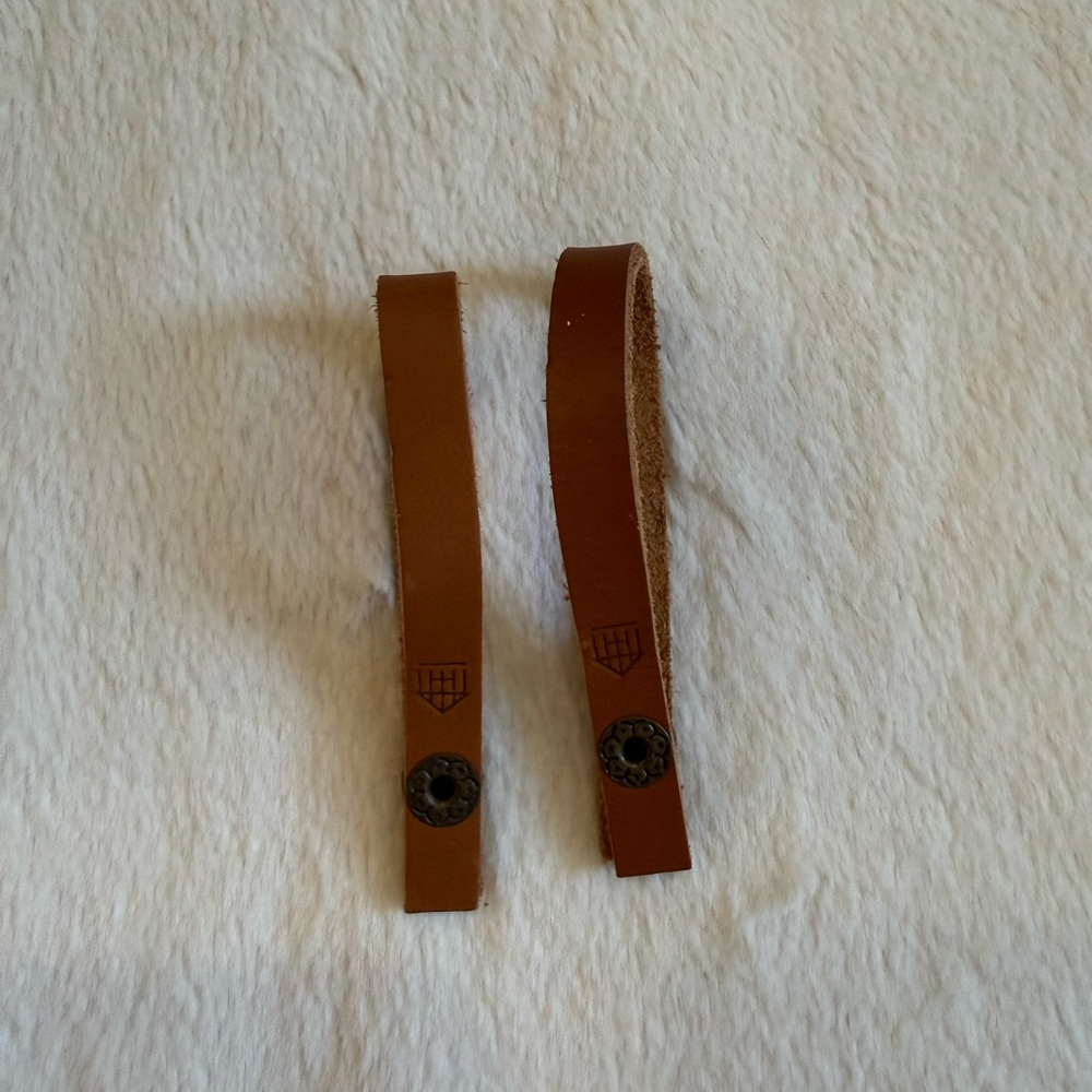 Set of Two Leather Straps